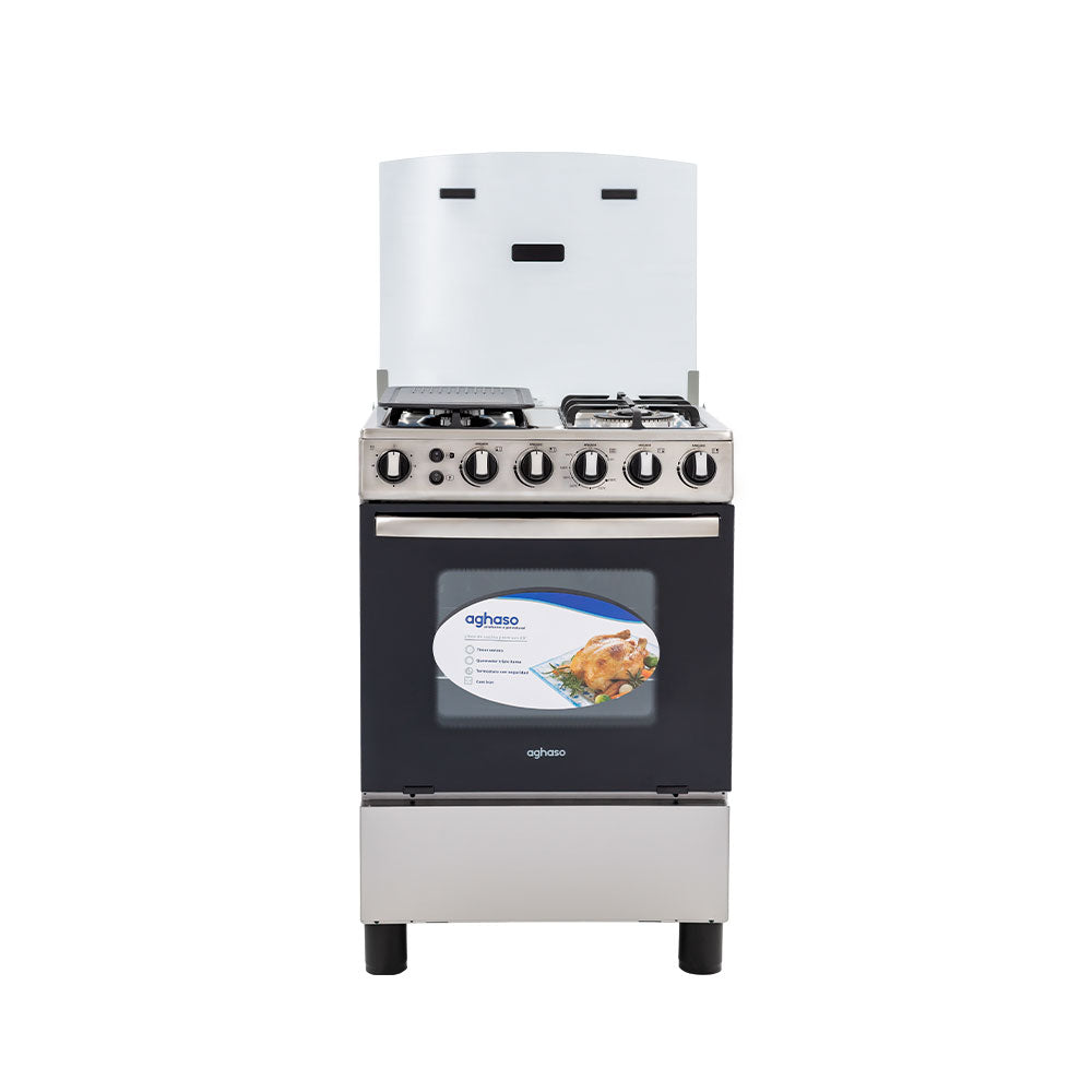 COMBO: COCINA AGHASO 4 HORNILLAS PREMIUM GLP + BICICLETA ARO 26
