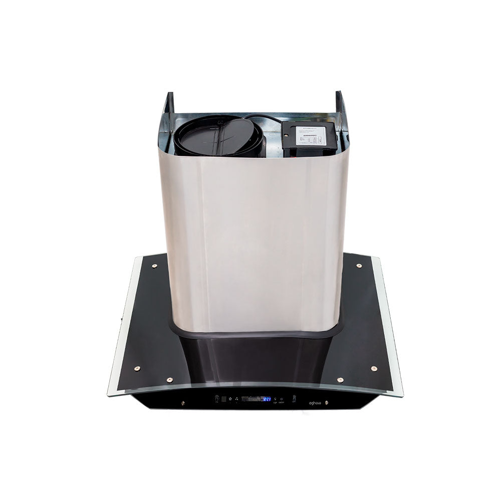 COMBO: COCINA AGHASO 4 HORNILLAS ESSEN MAS CAMPANA CHIMENEA 60 CM