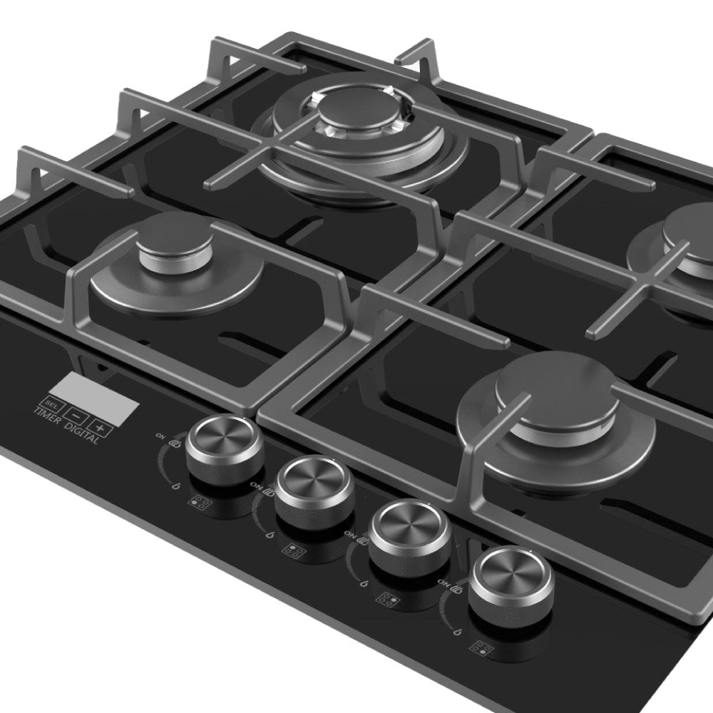 ENCIMERA AGHASO MESA VIDRIO 60 CM COMPACTA GLP