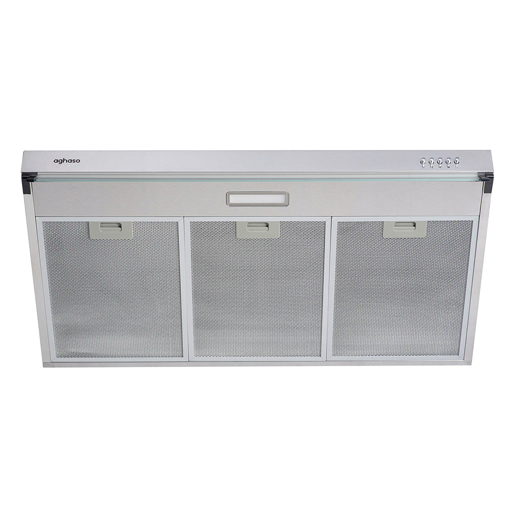 COMBO: COCINA AGHASO 5 HORNILLAS HIGH FLAME MAS CAMPANA EXTRACTORA 90 CM