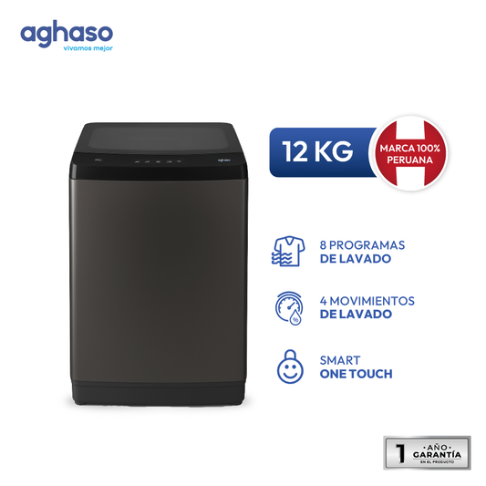 Lavadora Aghaso Automática 12 KG