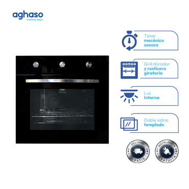 Horno Aghaso Empotrable GN 4 Funciones
