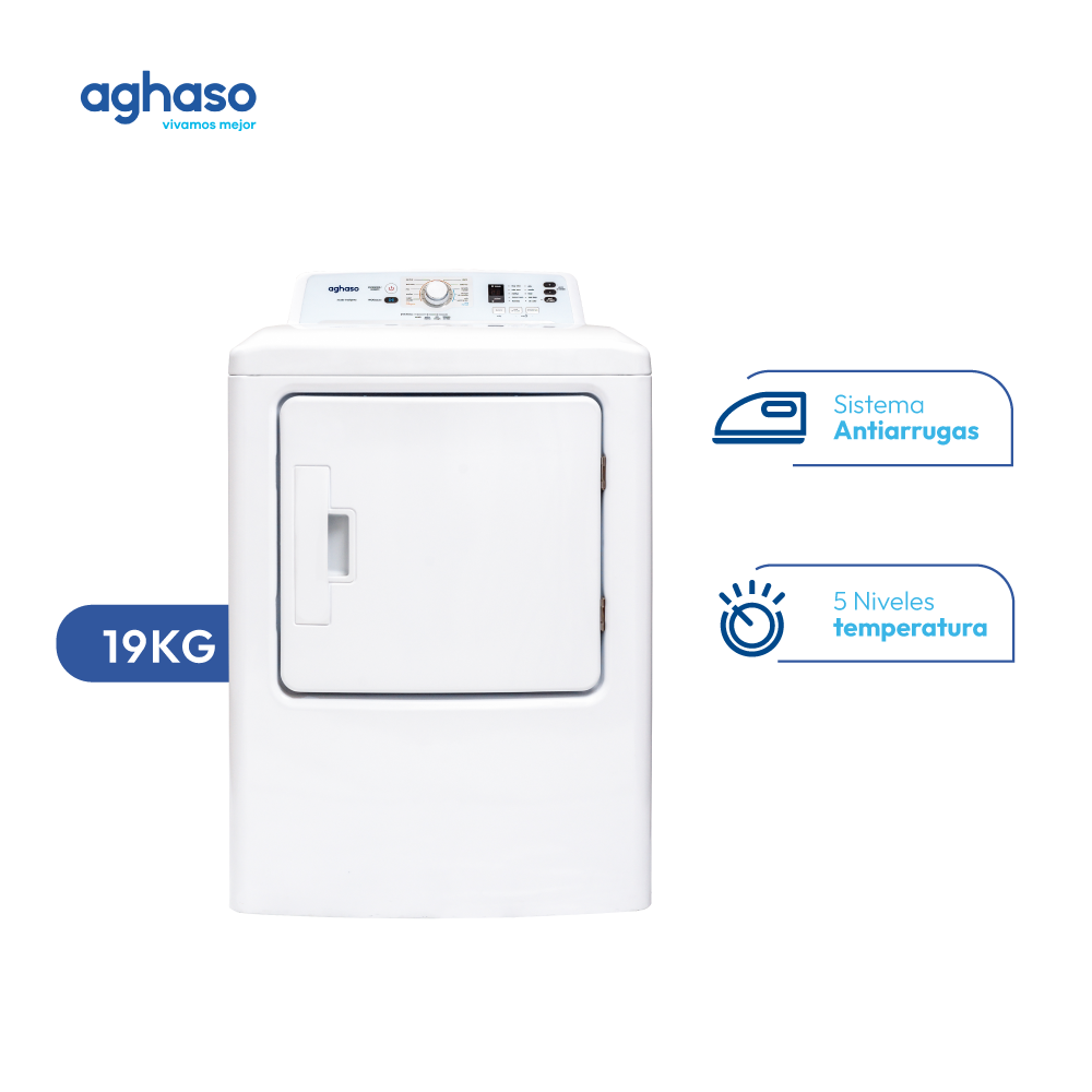 Secadora Aghaso De Ropa 19 Kg - GN