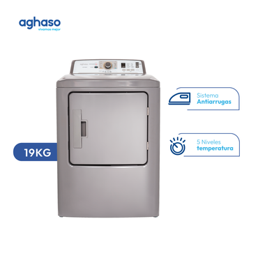 Secadora Aghaso De Ropa 19 Kg Gris Oscuro - GN