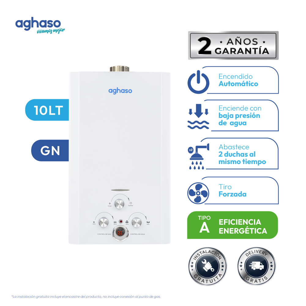 Terma Aghaso 10L Tiro Forzado - GN