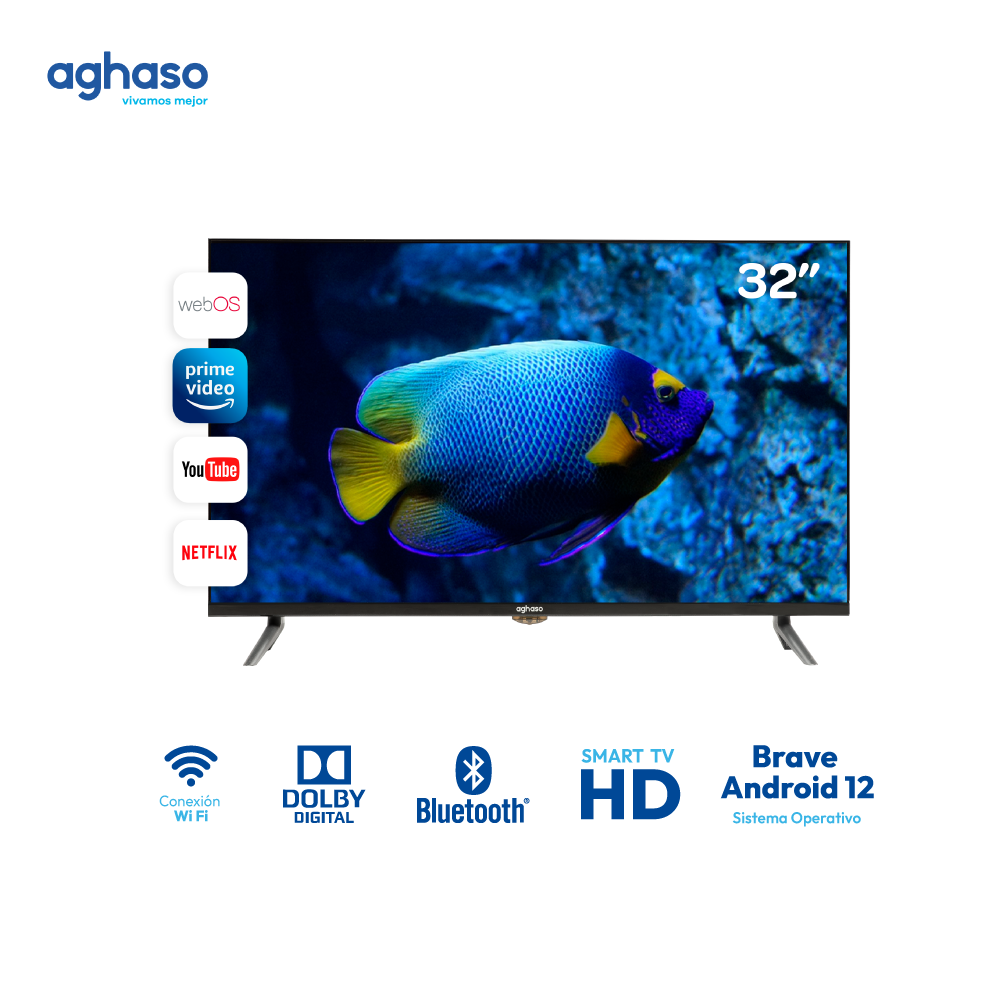 TELEVISOR 32" AGHASO HD SMART