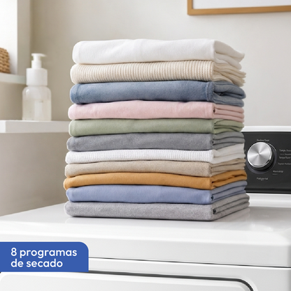 Secadora de Ropa Aghaso 20 kg Blanca Automática de Alta Capacidad