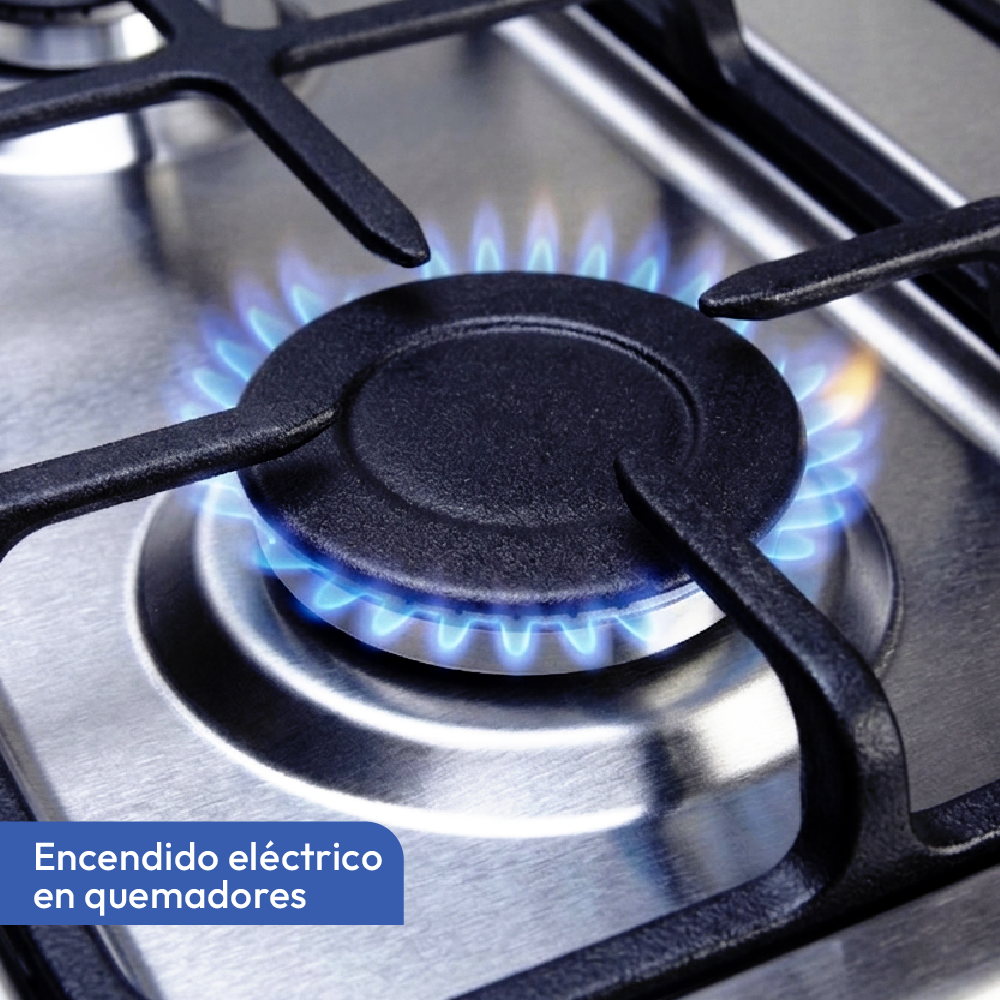Cocina Aghaso 4 Hornillas Essential Gas Natural con Horno 67L