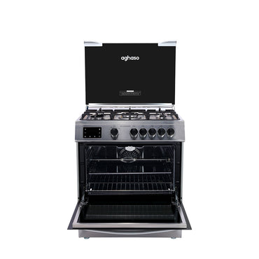COCINA DE PIE AGHASO DIGITAL 5 HORNILLAS 76 CM GLP