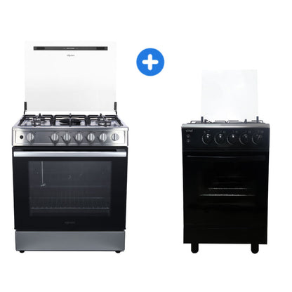 COMBO: COCINA AGHASO 5 HORNILLAS HIGH FLAME + COCINA VITAL GLP