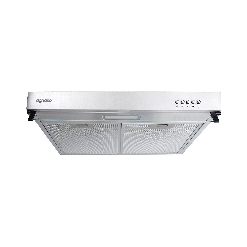 Campana Extractora Aghaso 60cm Inox | Ideal para departamentos | 270 m³/H