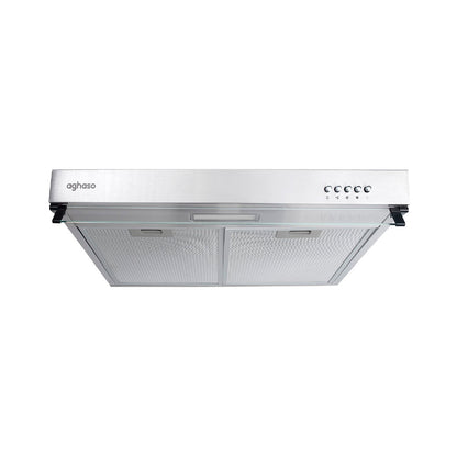 Campana Extractora Aghaso 60cm Inox | Ideal para departamentos | 270 m³/H