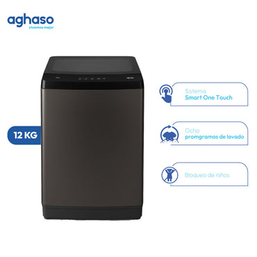 LAVADORA AGHASO AUTOMATICA 12 KG