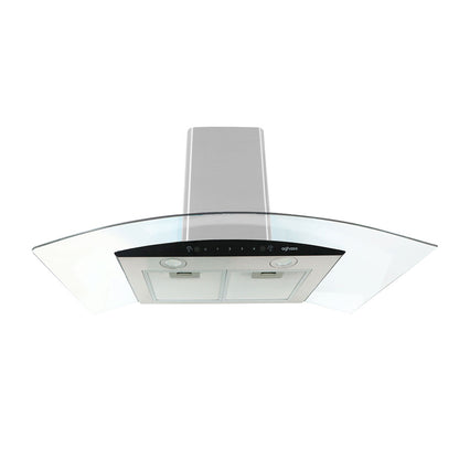 COMBO: ENCIMERA AGHASO MODULAR 90 CM GLP + CAMPANA AGHASO CHIMENEA TOUCH 90 CM