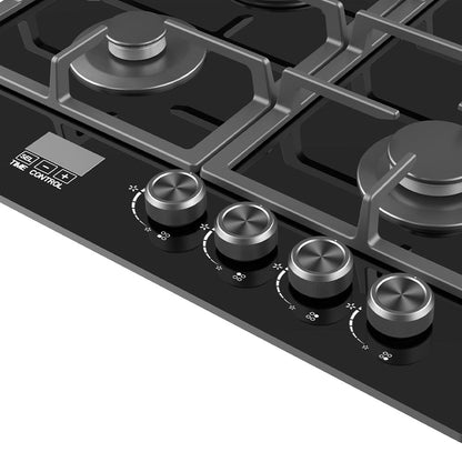 ENCIMERA AGHASO MESA  VIDRIO 60 CM COMPACTA GLP