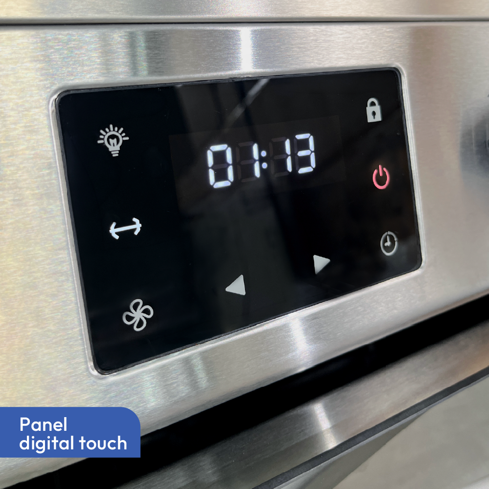 Cocina Aghaso 5 Hornillas Digital Gas Natural con Horno 105L