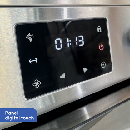Cocina Aghaso 5 Hornillas Digital GLP con Horno 105L y Rosticero