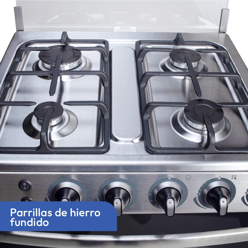 Cocina Aghaso 4 Hornillas Essential Gas Natural con Horno 67L