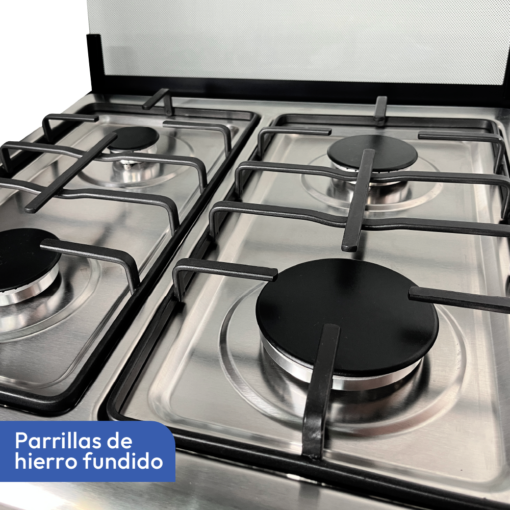 Cocina Aghaso 4 Hornillas Vital GLP con Horno 62L