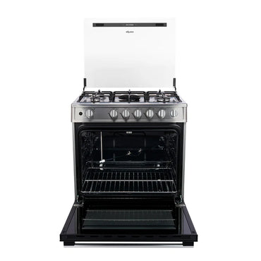 COMBO: COCINA AGHASO 5 HORNILLAS HIGH FLAME MAS CAMPANA EXTRACTORA 90 CM