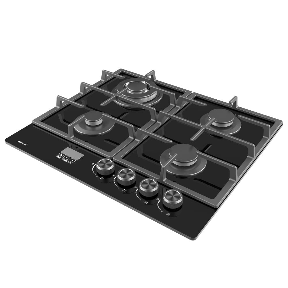 ENCIMERA AGHASO MESA  VIDRIO 60 CM COMPACTA GLP