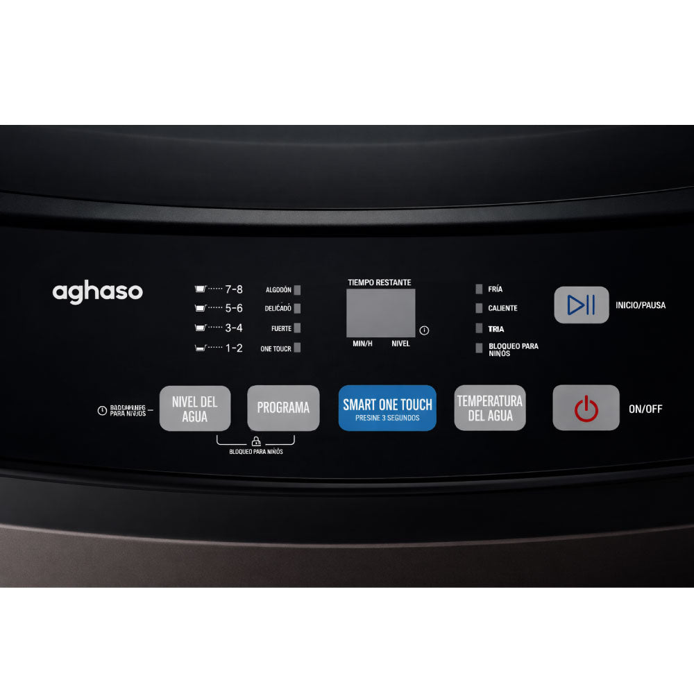 LAVADORA AGHASO AUTOMATICA 12 KG