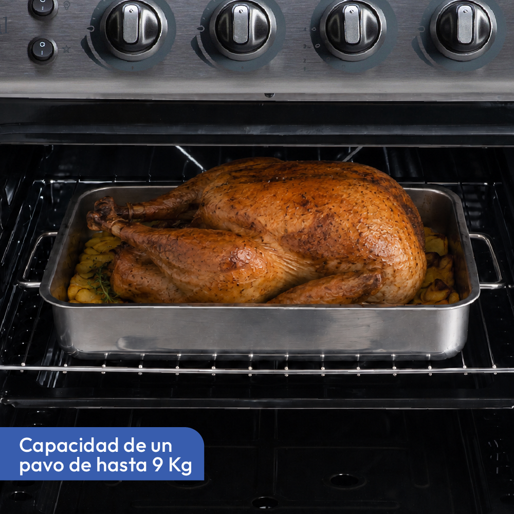 Cocina Aghaso 4 Hornillas Essential Gas Natural con Horno 67L