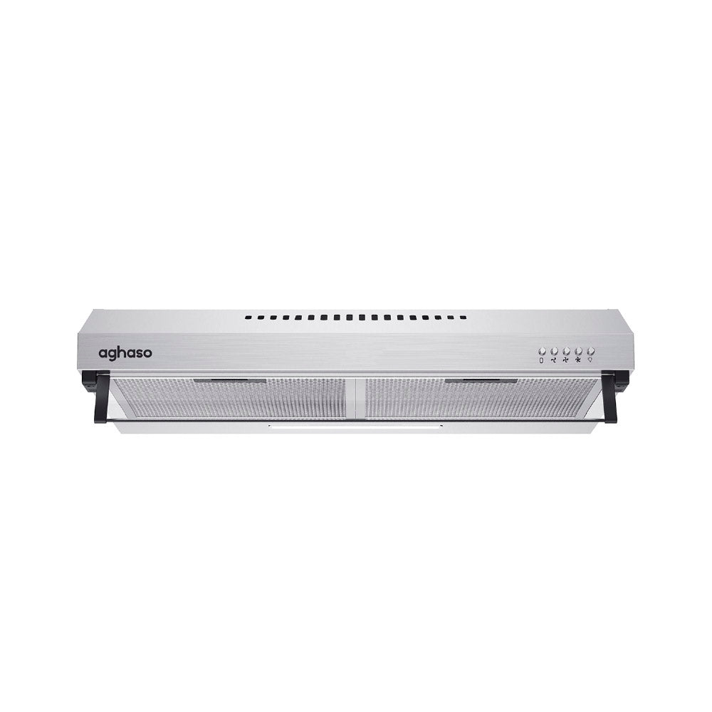 Campana Extractora Aghaso 60cm Inox | Ideal para departamentos | 270 m³/H