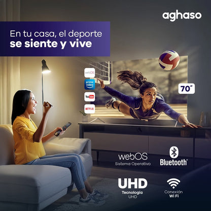 TV Aghaso 70'' UHD 4K Smart