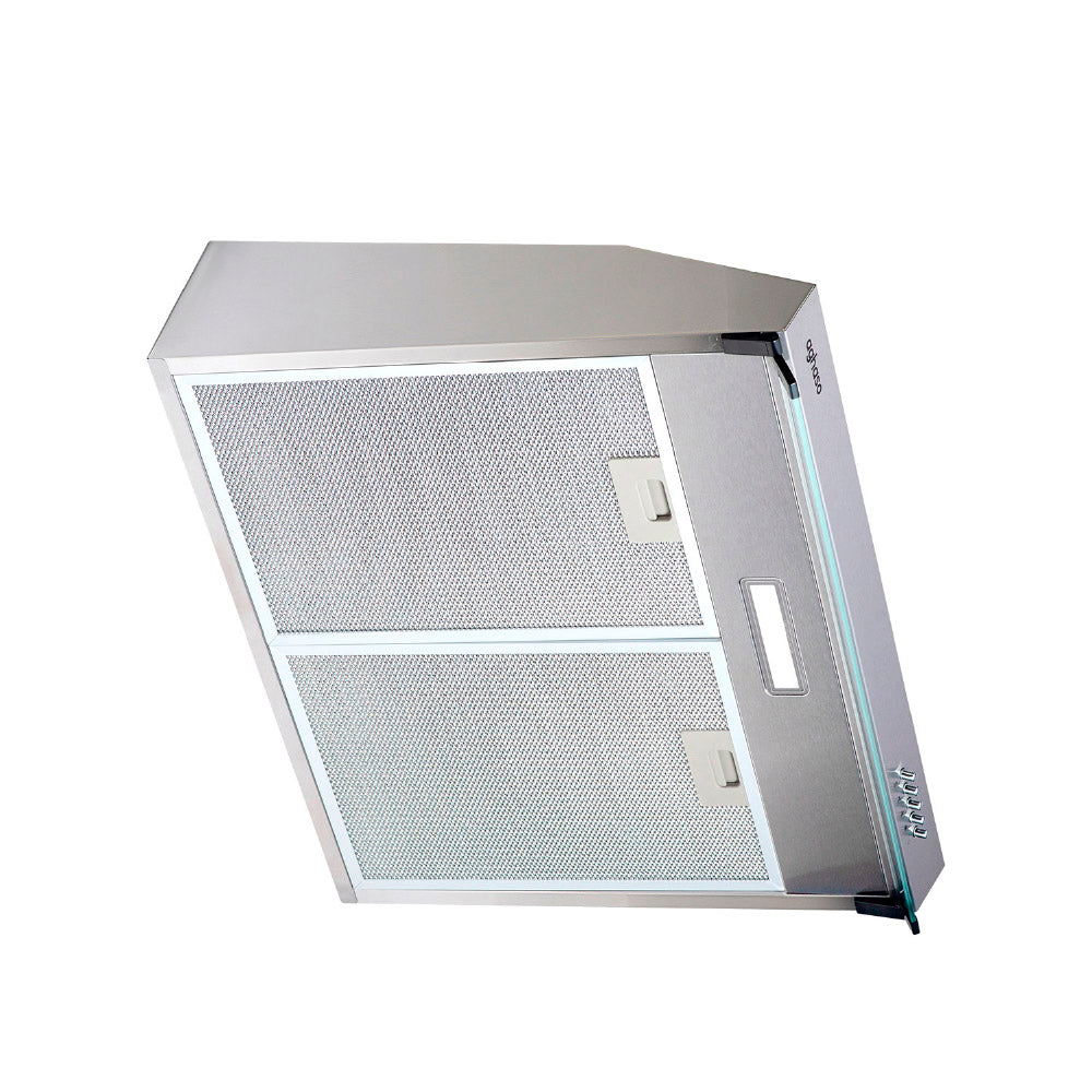 Campana Extractora Aghaso 60cm Inox | Ideal para departamentos | 270 m³/H