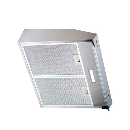 Campana Extractora Aghaso 60cm Inox | Ideal para departamentos | 270 m³/H