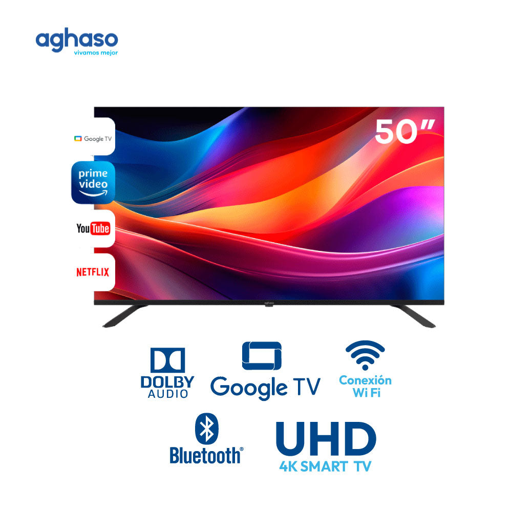 TV AGHASO 50" SMART UHD 4K