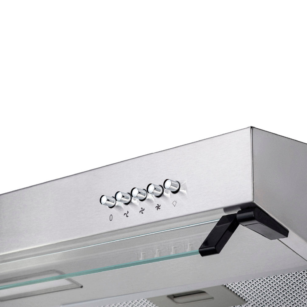 Campana Extractora Aghaso 60cm Inox | Ideal para departamentos | 270 m³/H