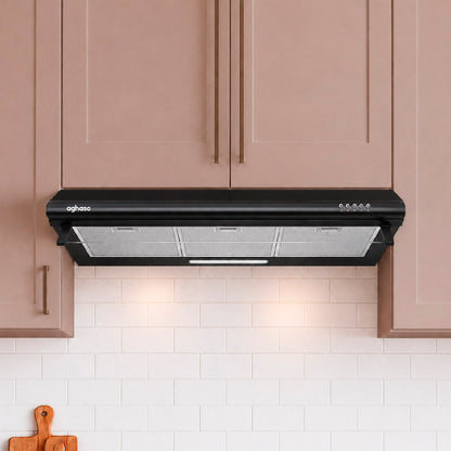 Campana Extractora AGHASO 90 cm Extraíble Black Premium