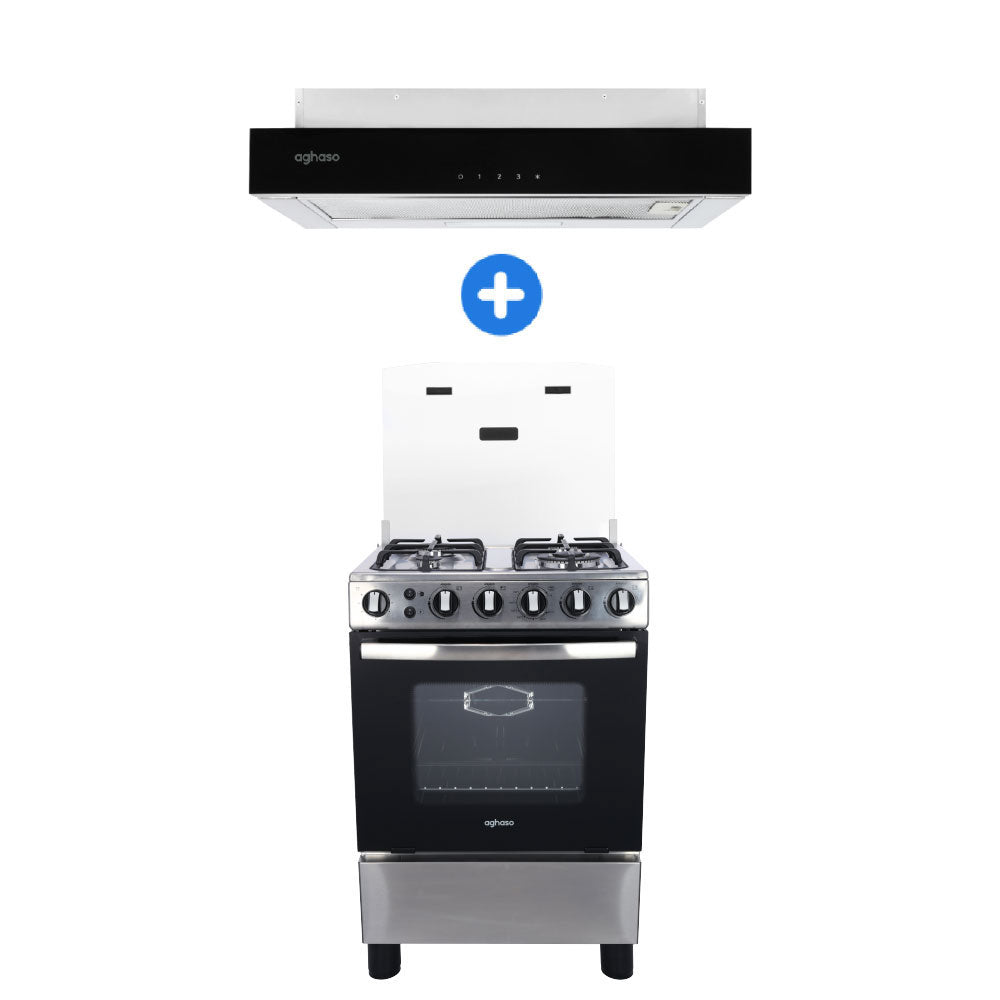 Combo: Cocina Premium GN + Campana Extraible Premium Black 60 CM