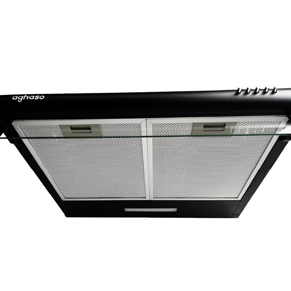 Campana Extractora Aghaso 60cm Extraíble Black Premium