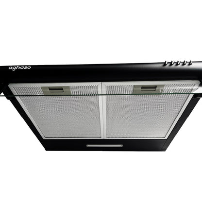 Campana Extractora Aghaso 60cm Extraíble Black Premium