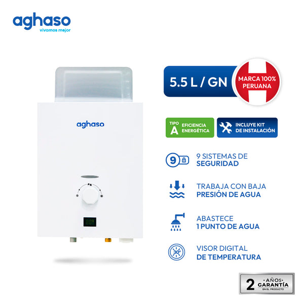 Terma Aghaso 5.5 L a Gas Natural Paso Continuo