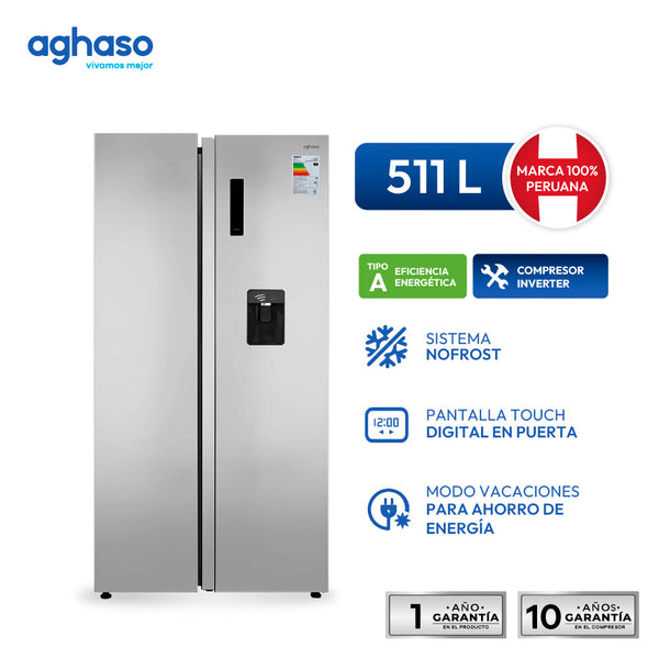 Refrigeradora Side by Side 511 Litros