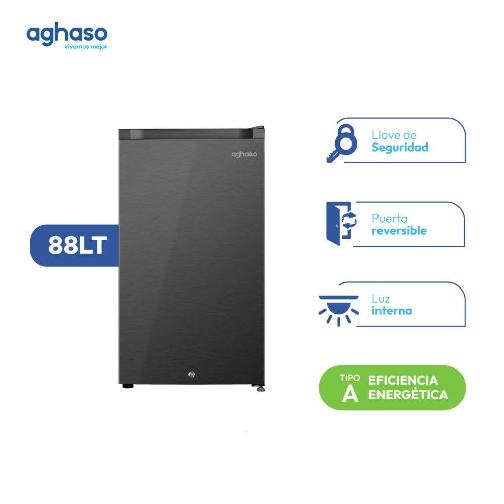 Frigobar Aghaso 88L Black