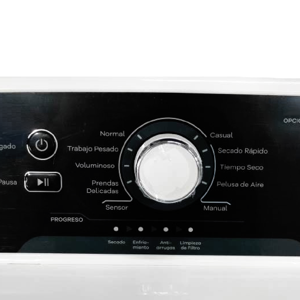 Secadora de Ropa Aghaso 20 kg Blanca Automática de Alta Capacidad
