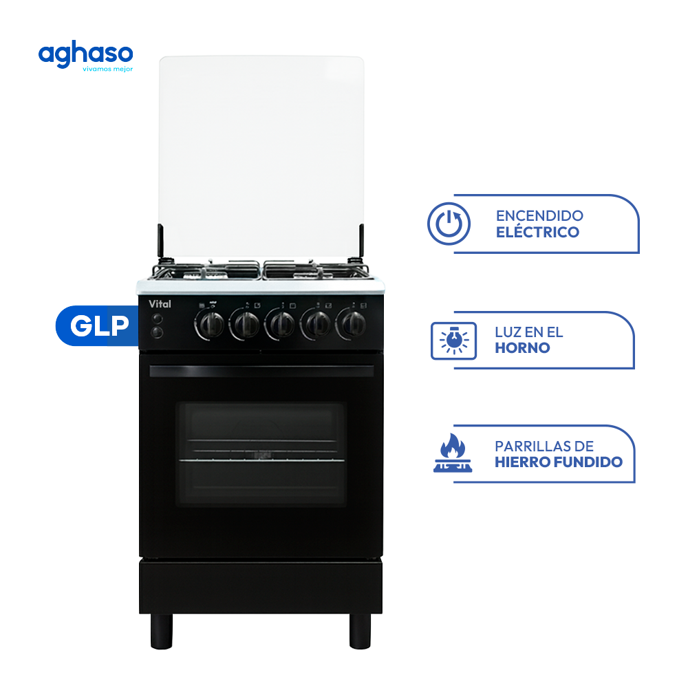 Cocina Aghaso 4 Hornillas - VITAL GLP