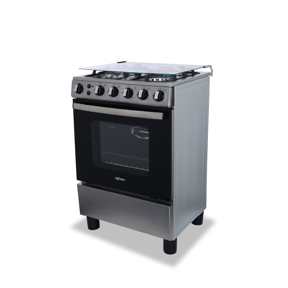 Cocina Aghaso Premium 4 Hornillas Gas Natural | Horno + Rosticero + Plancha