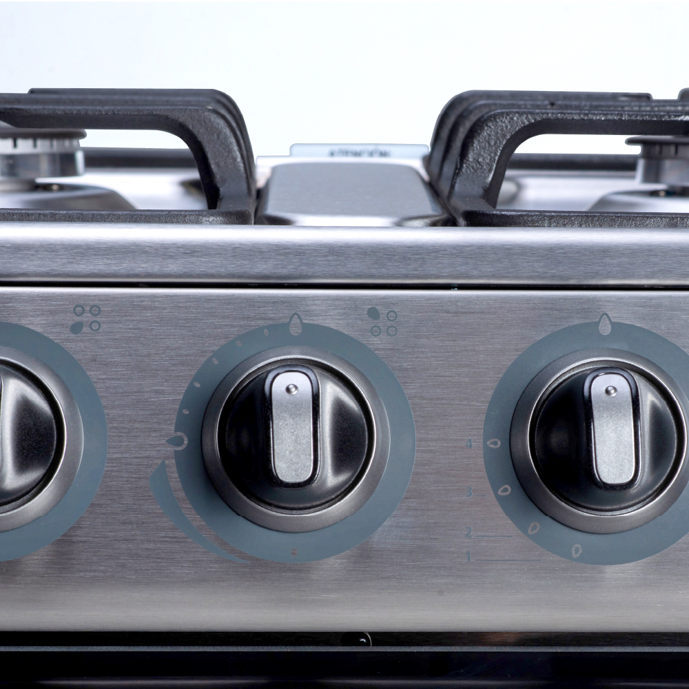 Cocina Aghaso 4 Hornillas Essential Gas Natural con Horno 67L