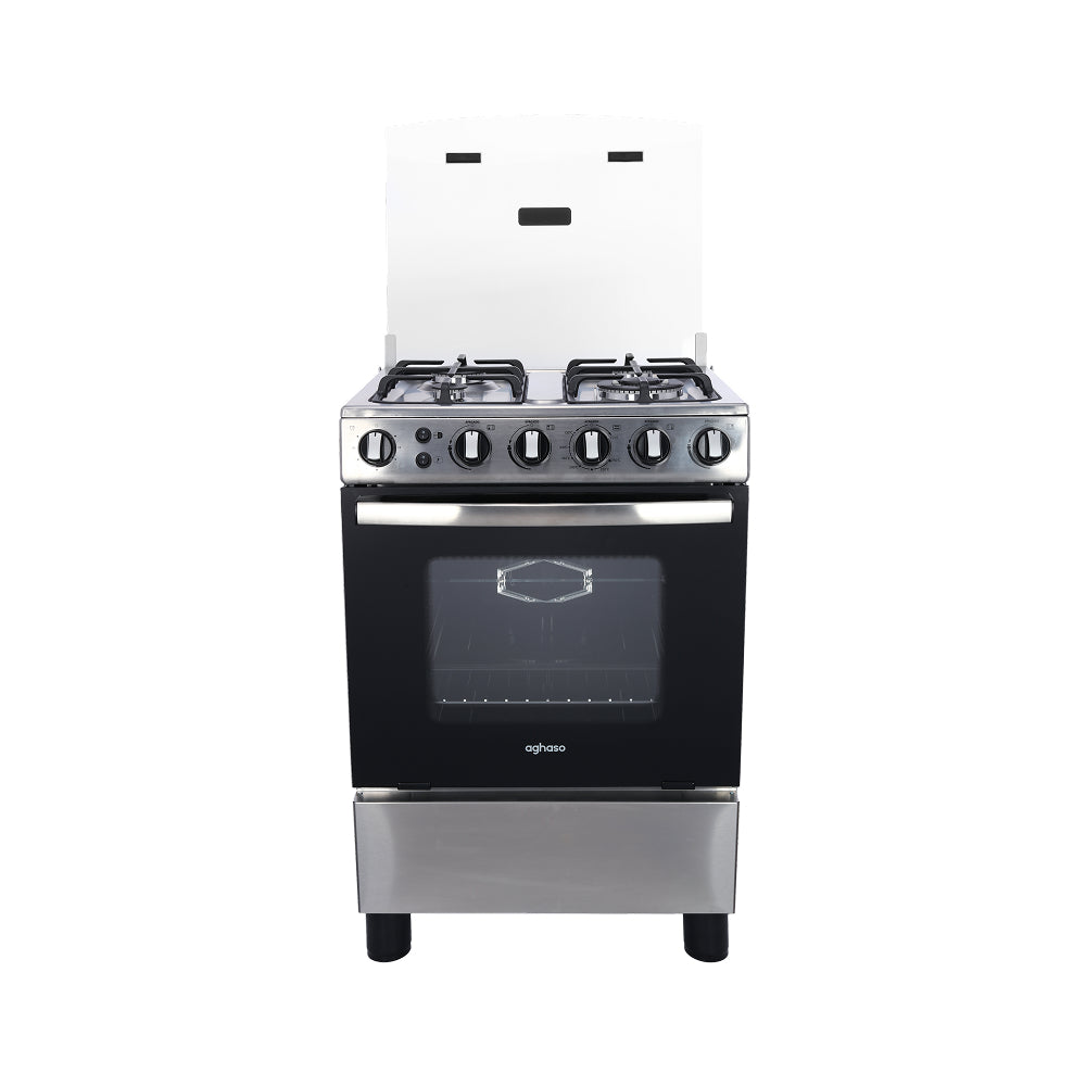 DUO PERFECTO: REFRIGERADORA AGHASO 345 LT + COCINA AGHASO 4H PREMIUM