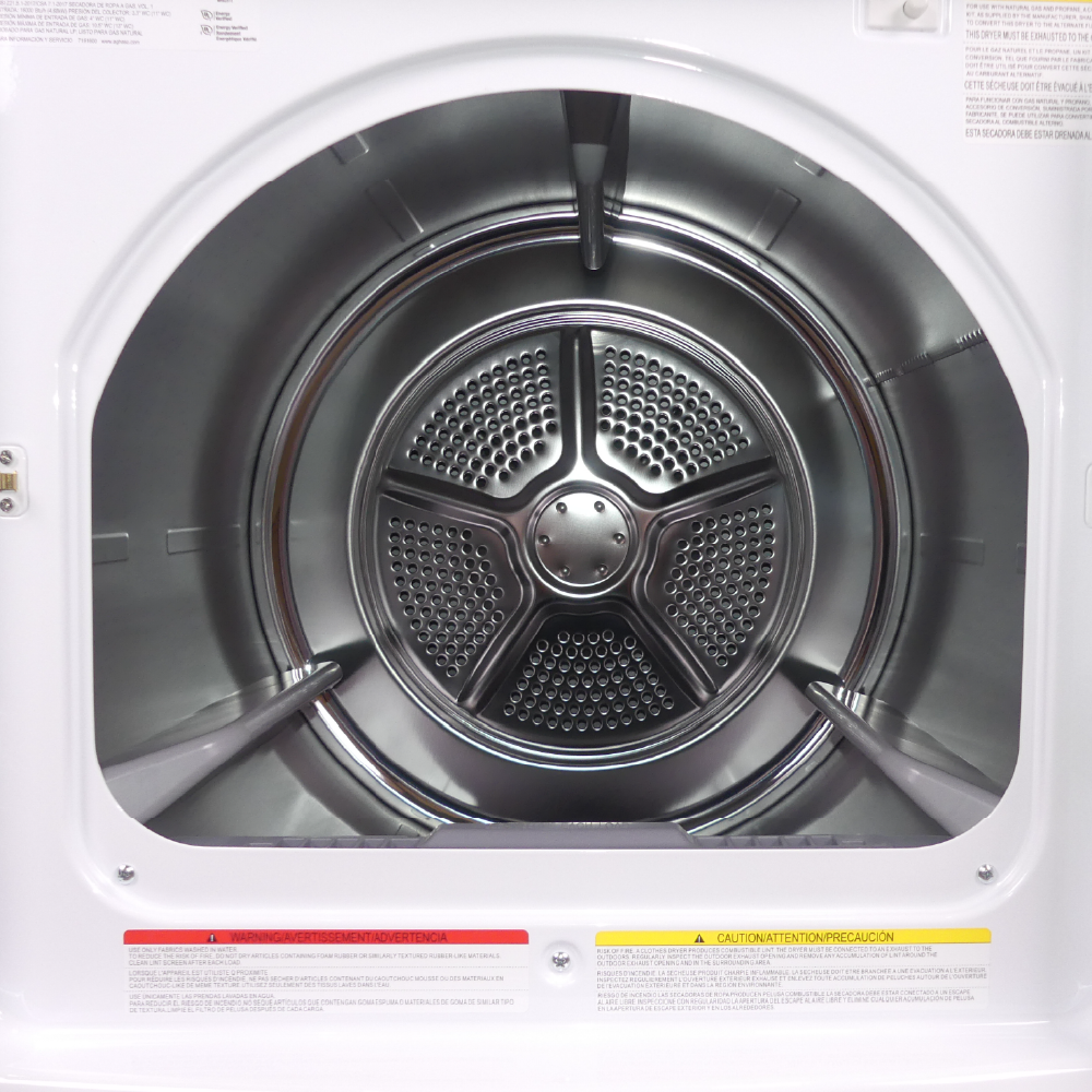 Secadora de Ropa Aghaso 20 kg Blanca Automática de Alta Capacidad