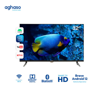 TRICOMBO: COCINA AGHASO 4 HORNILLAS - ESSENCIAL + REFRIGERADORA AGHASO 199L + TV AGHASO 32"